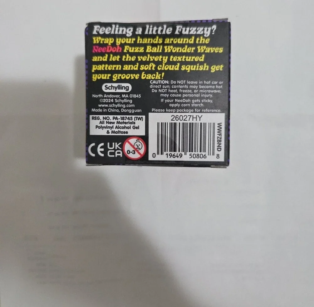 Nee Doh Fuzz Ball  - Purple